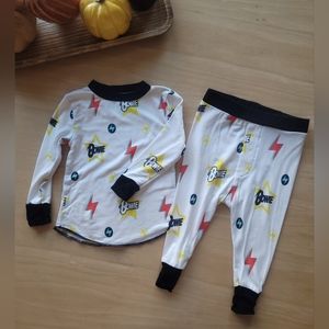 David Bowie Rowdy Sprout 3-6 M Pajamas